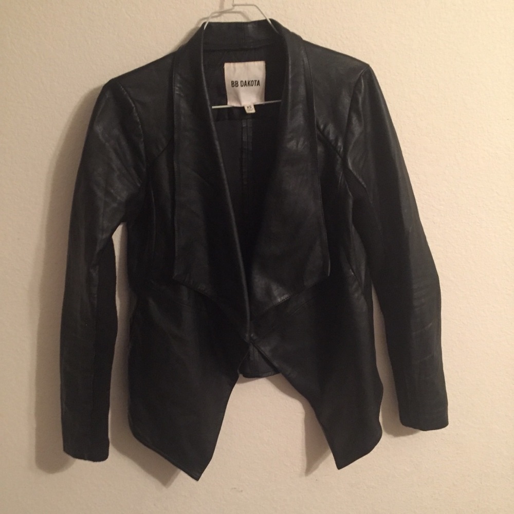Vegan faux leather jacket